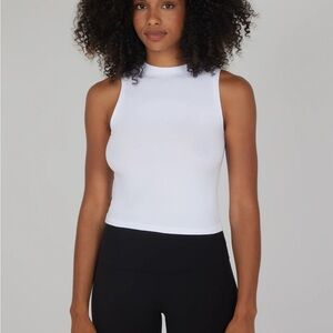 Airlite Cotton Mock neck Tank